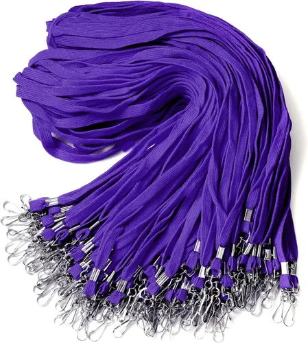 Vista 12 de Epakh 200 cordones para identificación con nombre y credencial para el cuello, con clips, correas para el cuello para oficina, escuela, enfermeras