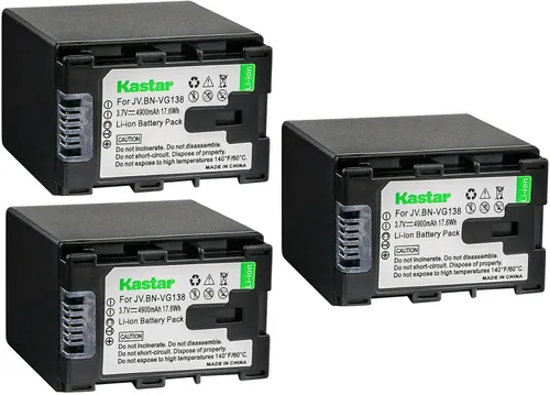 Vista 4 de Kastar BN-VG138 - Batería de repuesto para JVC GZ-HM860 GZ-HM870 GZ-HM880 GZ-HM890 GZ-HM960 GZ-HM965 GZ-HM970 GZ-HM980 GZ-HM990 GZ-MG680 GZ-MG7
