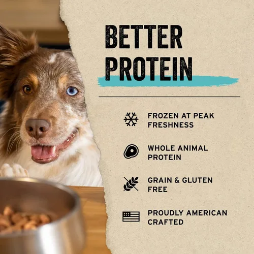 Vista 4 de Vital Essentials Mezcla de Proteína Cruda Liofilizada para Complementar Comida de Perro, Complemento de Pollo Molido para Perros, 6 oz