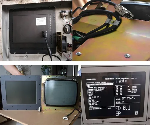 Vista 5 de Monitores de pantalla LCD de 12,1 "para HAAS VF System 93-5220C 93-5222 93-5222A 28HM-NM4 9 Pin CRT Monitores