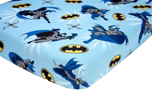 Vista 4 de Warner Brothers Juego de ropa de cama infantil de 4 piezas de Batman