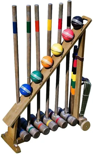 Vista 7 de Franklin Sports Juego de croquet para seis jugadores, 1