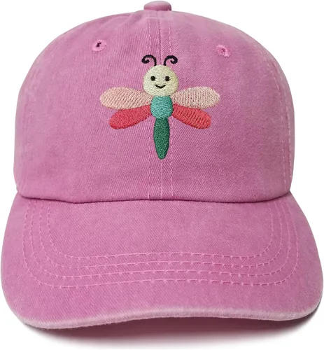 Vista 16 de Gorras de béisbol bordadas con animales para niño y niña Caimán (negro lavado)