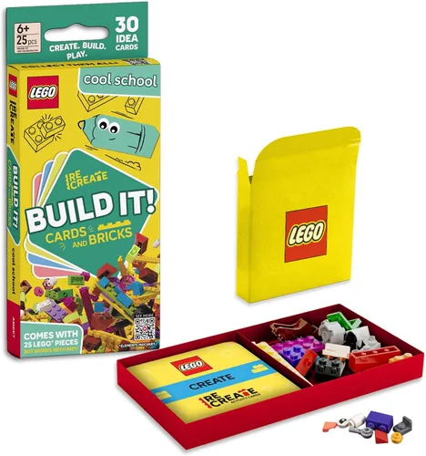 Vista 4 de Lego Recreate - Tarjetas de actividades - Animales Juego de construcción creativa con más de 30 tarjetas de actividades y 25 elementos Lego A