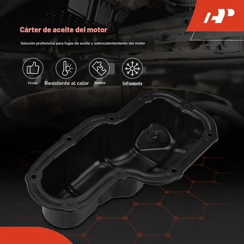 Vista 3 de A-Premium - Sump de aceite inferior para motor con tapón de drenaje