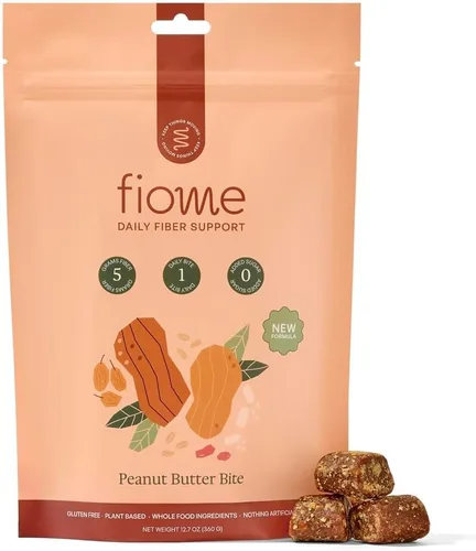 Vista 11 de Fiome Fiber Bites - Suplemento diario de fibra de 0.18 oz - Apoya la regularidad, la digestión y la salud intestinal - Todos los ingredientes