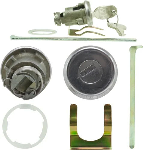 Vista 8 de GM Genuine Parts D1425B - Cerradura para maletero con llave, color plateado