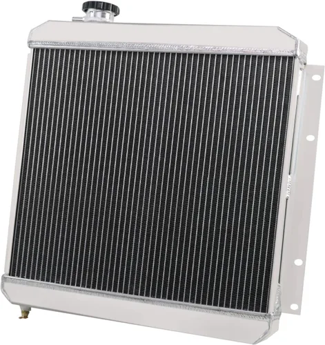 Vista 6 de ALLOYWORKS - Radiador de aluminio de 3 filas para Toyota Land Cruiser FJ40 FJ45 1960-1984 3.9/4.2L Full aluminum radiator. High thermal