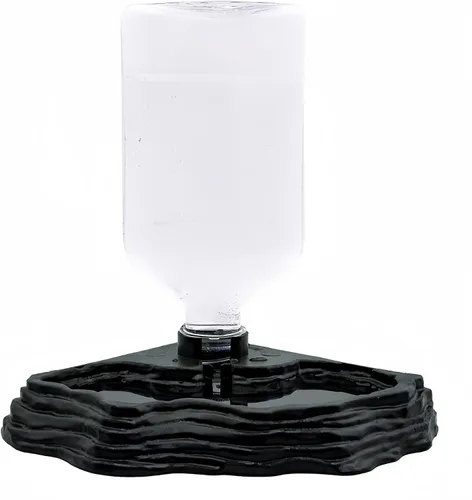 Vista 7 de Lizard - Dispensador automático de cuenco de agua con diseño de Negro