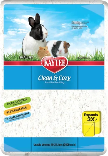 Vista 11 de Ropa de cama limpia y tierna para animal pequeño Kaytee, Blanco