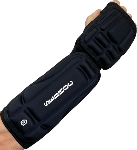 Vista 2 de Sedroc Protectores de antebrazo profesionales, mangas acolchadas con almohadillas para manos y brazos, 1 par