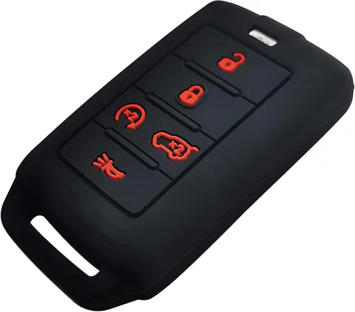 Vista 3 de 2 fundas de goma para llavero Coolbestda 5B para Jeep Grand Cherokee L Grand Wagoneer L Wagoneer Grand Cherokee L Wagoneer L Wagoneer Grand Cherokee