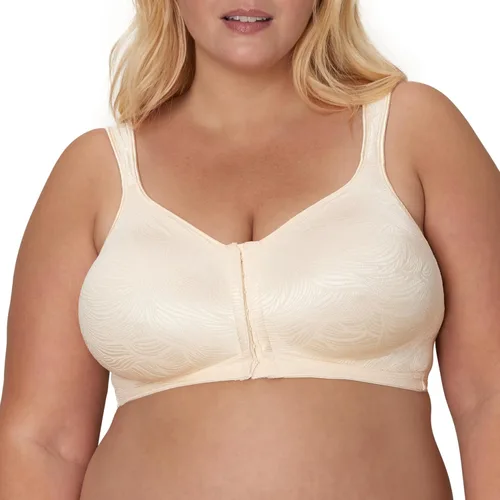 Vista 10 de Playtex Brasier inalámbrico de 18 horas con cierre frontal adicional para mujer, soporte trasero USE52E Negro