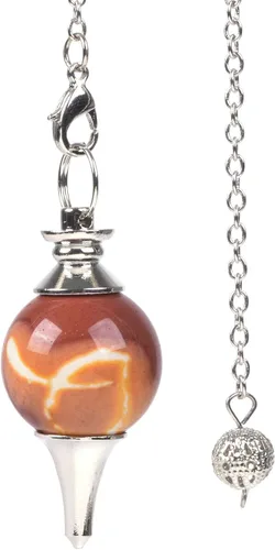 Vista 19 de Péndulo de punto de reiki de chakra curativo de cristal de 1.575 in