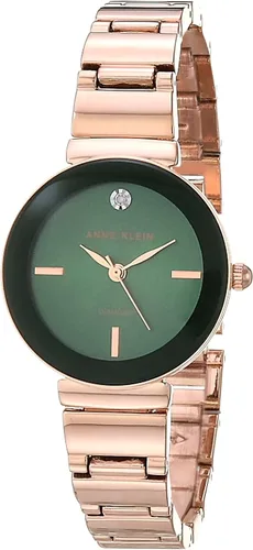 Vista 8 de Anne Klein Reloj de pulsera con esfera de diamante genuino para mujer