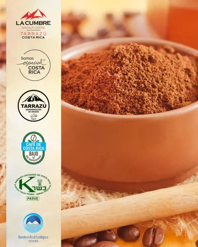 Vista 7 de La Cumbre Specialty Coffee molido tostado medio, granos arábica, bajo en ácido, gourmet, vegano, apto para Kosher y Keto, paquete variado de 12