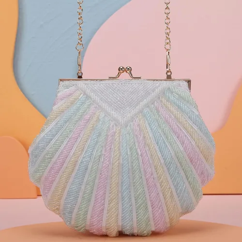 Vista 6 de Fawziya Pearl Clutch para Boda Noche Bolsa Formal