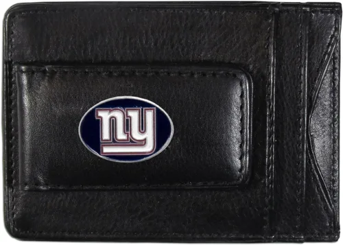 Vista 10 de Portadocumentos clip de piel para dinero NFL