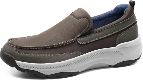 Vista 9 de Cestfini Zapatillas ortopédicas sin cordones para caminar para hombre Negro