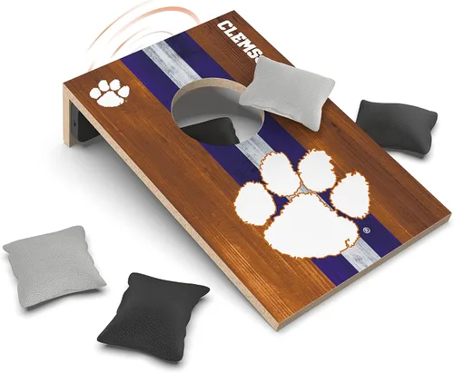 Vista 59 de SOAR Juego de Cornhole de mesa NCAA y altavoz Bluetooth