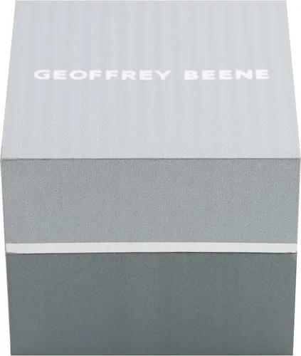 Vista 5 de Geoffrey Beene Reloj analógico de acero inoxidable con movimiento de cuarzo para hombre, regalo para hombres, formal o de negocios, casual