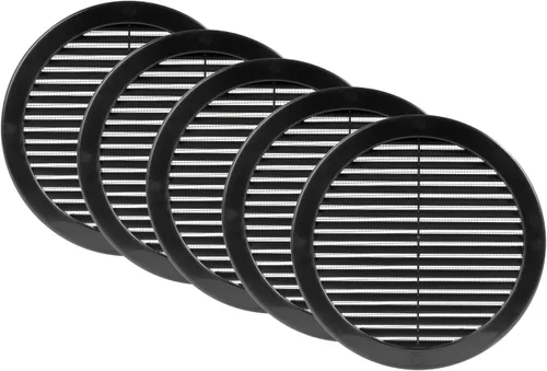 Vista 28 de Vent Systems Cubierta de ventilación blanca Soffit de 4 pulgadas (dimensiones de apertura), rejilla de ventilación redonda de plástico, pantalla