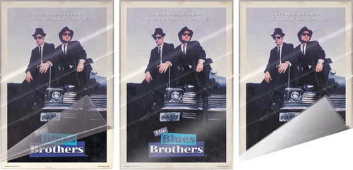 Vista 3 de The Blues Brothers - Póster de película (estilo regular, en una misión de Dios) (Tamaño: 24 x 36 pulgadas) (póster laminado)