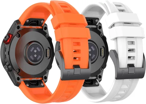 Vista 10 de Correas de repuesto para Garmin Fenix 7, Fenix 6/Fenix 5 Quickfit de silicona de repuesto para Garmin Forerunner 965 955/Approach S62/Instinct