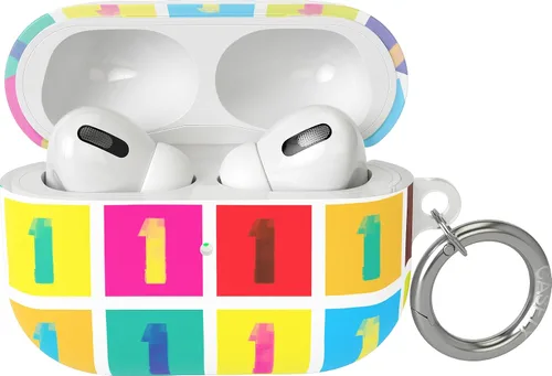 Vista 12 de Casely Funda compatible con AirPods Pro 1 All Smiles Funda para AirPods con adhesivo de cara sonriente