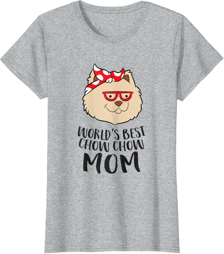 Vista 9 de World's Best Chow Chow mamá lindo Chow Chow perro mamá camiseta Blanco