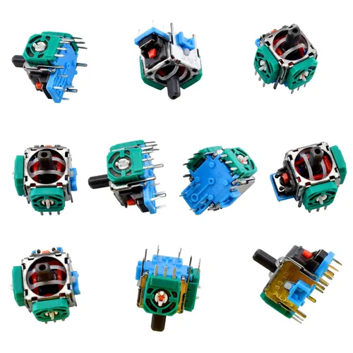 Vista 4 de ENVPRFR 3D Analog Stick Joystick Replacement Module Thumbstick Sensor Parts Repair Kit Replacement for Xbox One Playstation 4 PS4 10 Pcs