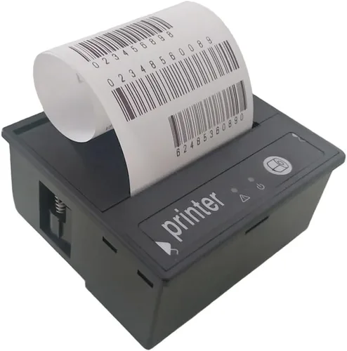 Vista 2 de Impresora térmica integrada de 2.283 in TTL de tickets impresora de puerto serie Módulo de impresión de papel de recibo térmico 9-24V