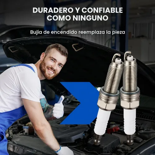 Vista 8 de Bujía de iridio 9619, paquete de 4 unidades para Honda Civic