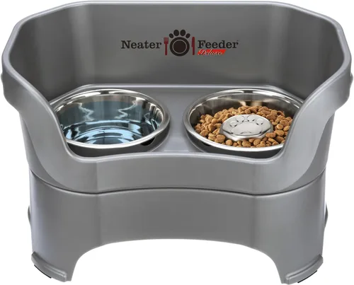 Vista 27 de Neater Pet Brands Neater Feeder Deluxe Cuencos para Perros Elevad os a Prueba de Derrames para Perros Pequeños Menos de 19 lbs, Fabricado en EE.UU.