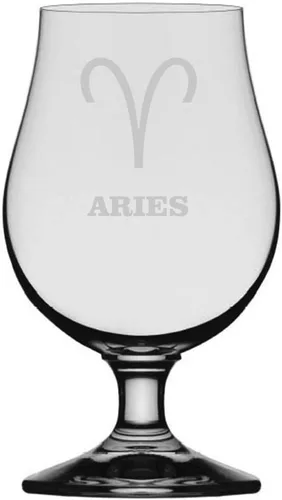 Vista 47 de Símbolo del zodiaco grabado multiusos 12.75oz Copa de vino Géminis