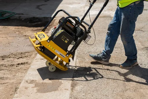 Vista 4 de Stark USA Stark 6.5hp Walk-Behind Vibración 21 pulgadas x 21 pulgadas Compactador de placa 2248lbs Force 196cc Motor Vibratorio Tamper Power