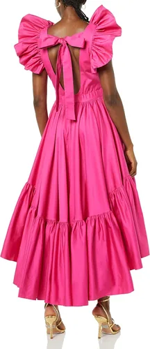Vista 2 de Making The Cut Vestido con volantes para mujer