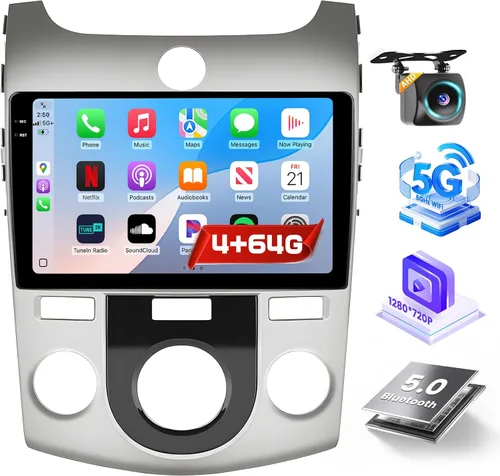 Vista 10 de [Roinvou] Radio de coche Android 15 de 9 pulgadas 2+64G para Kia Forte
