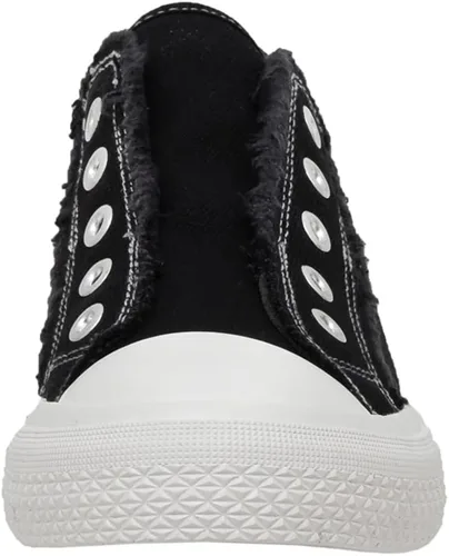 Vista 2 de CUSHIONAIRE Zapatilla Vinnie Slip on Canvas para mujer +Memory Foam