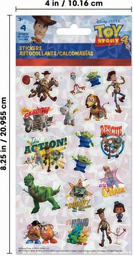 Vista 6 de Toy Story 4 - Adhesivo estándar (4 hojas)