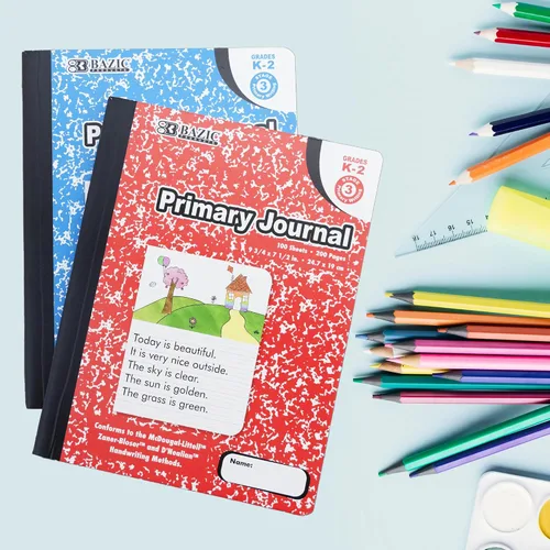 Vista 7 de BAZIC - Diario primario de 100 hojas de composición de mármol, libro de composición de mármol para preescolar, 1 grado 2, cuaderno de compilación