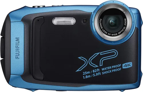 Vista 2 de Paquete FinePix XP140 con tarjeta SD - Azul cielo