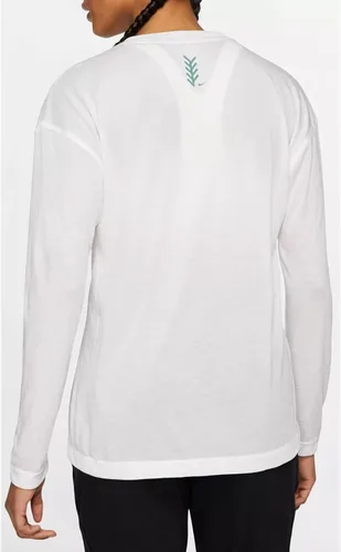 Vista 2 de Nike Camiseta Dri-Fit de Softbol para mujer (as1, Alpha, m, Regular, Equipo Blanco LS), Blanco