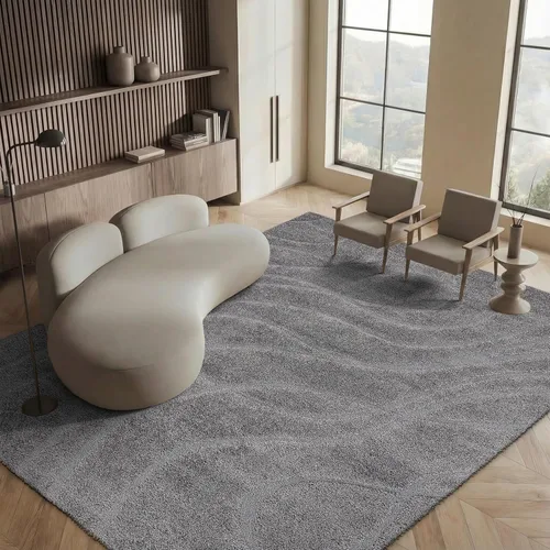 Vista 21 de Safavieh Florida Shag Collection - Alfombra de área de 2 x 3 pies, color crema/beige, diseño geométrico, felpa de 1.2 pulgadas de grosor, ideal