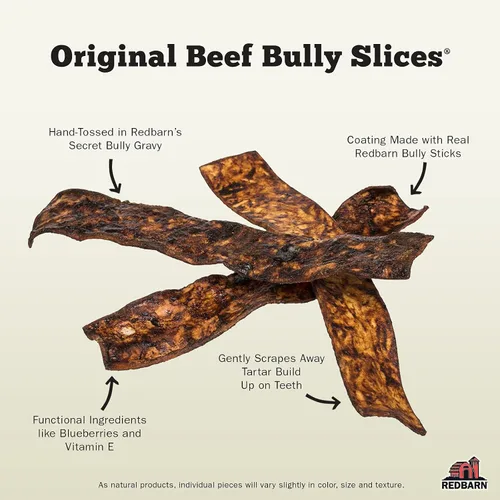 Vista 2 de Redbarn Pet Products Bully Slices for Dogs Original Bully Natural Dental