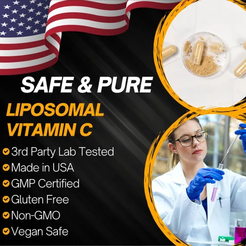 Vista 8 de Advanced Bionetix Suplemento de vitamina C liposomal Tecnología de absorción mejorada LipoQuil-C 120 cápsulas 1000 mg de alta dosis soluble