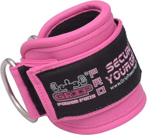 Vista 14 de Correas de tobillo para máquinas de cable con doble anillo en D, puños de neopreno premium ajustables para mejorar piernas, abdominales y glúteos