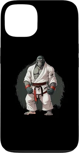 Vista 7 de iPhone 16 Gorilla In Judo Uniforme - Estuche japonés de artes marciales