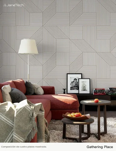 Vista 2 de JaneTech Paneles acústicos de pared de 23.62 x 23.62 pulgadas, 6 paneles absorbentes de sonido, reducción de ruido y control de eco para decoración