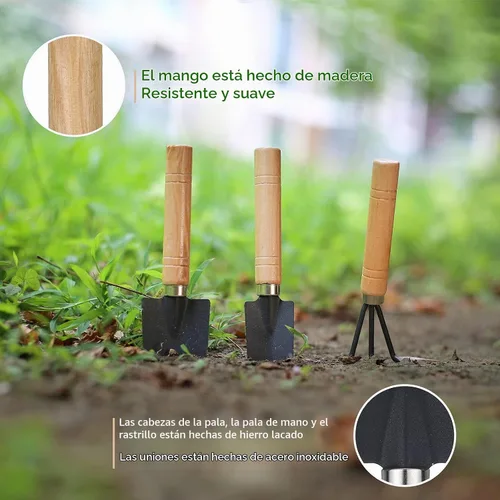 Vista 4 de 11 piezas de herramientas para suculentas, mini herramientas de jardín, herramienta de riego de suculentas como accesorios para plantas, kit